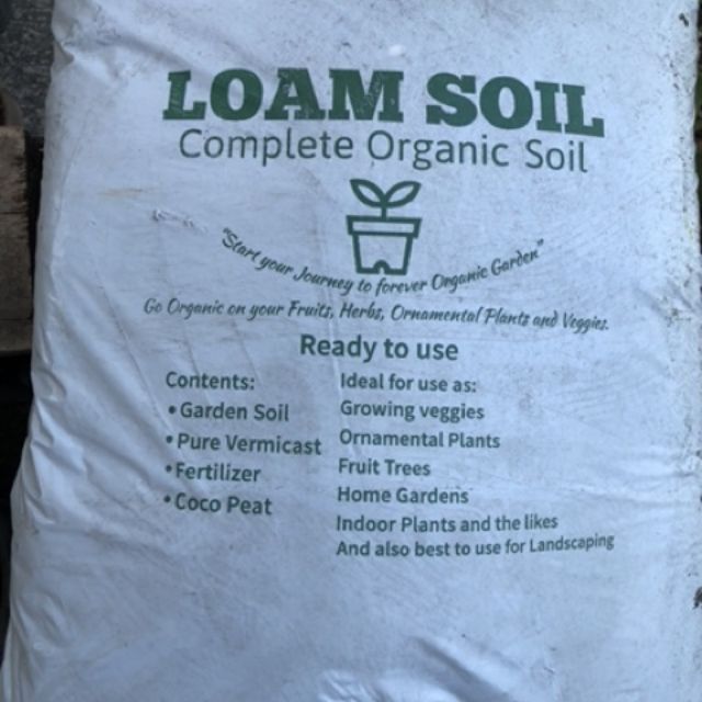 Loam Soil Organic Soil 1 sack | Lazada PH