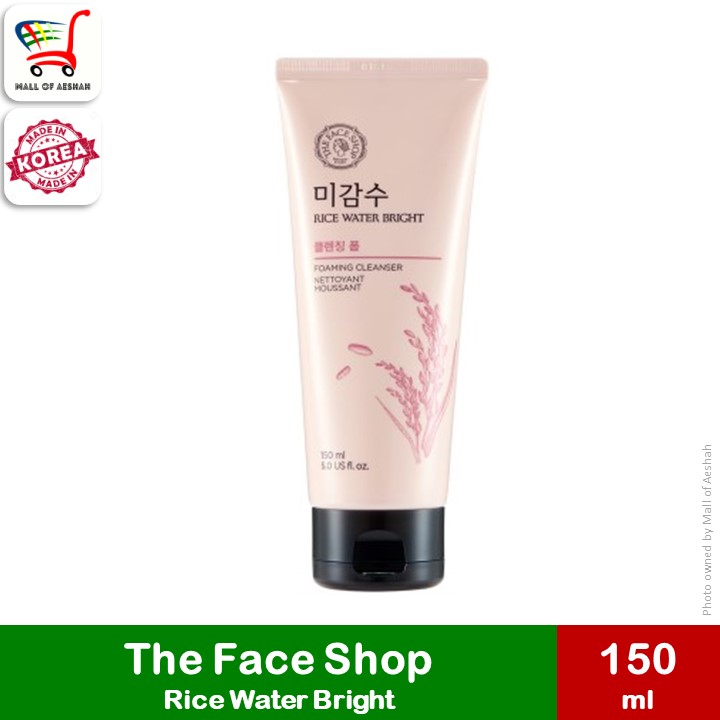 [Imported from Korea] The Face Shop Foaming Cleanser – Rice Water ...