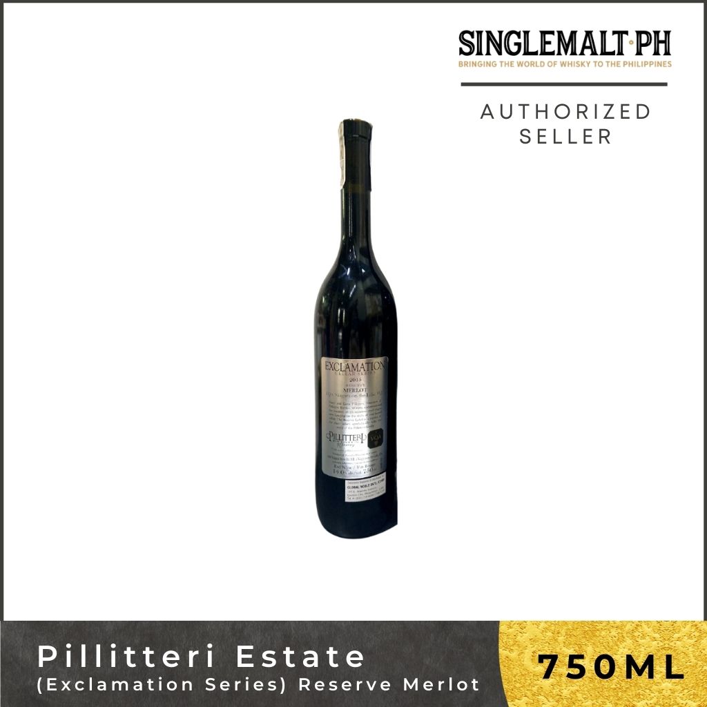 Pillitteri Estate (Exclamation Series) Reserve Merlot 75cl Lazada PH
