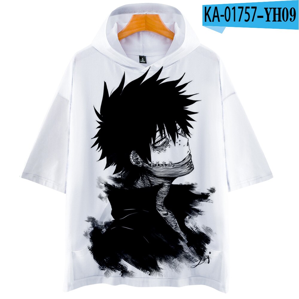Felpa Con Cappuccio My Hero Academia - Stampa 2D Di Dabi | Unisex, Oversize, Stile Anime - Foto 2