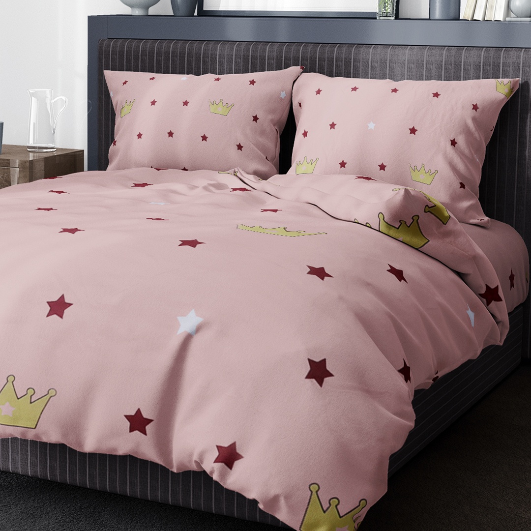 Homestore of AGR3in1 Bedding Set ( 2 pillowcases and 1 fitted Sheet