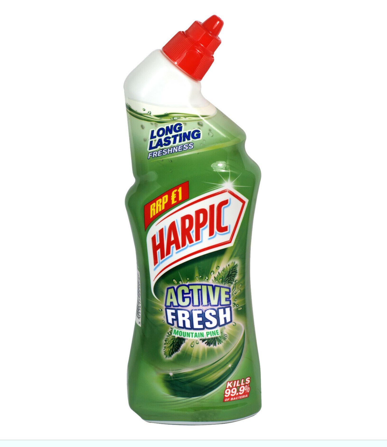 Harpic Active Fresh MOUNTAIN PINE Toilet Cleaner 750mL Made in EU