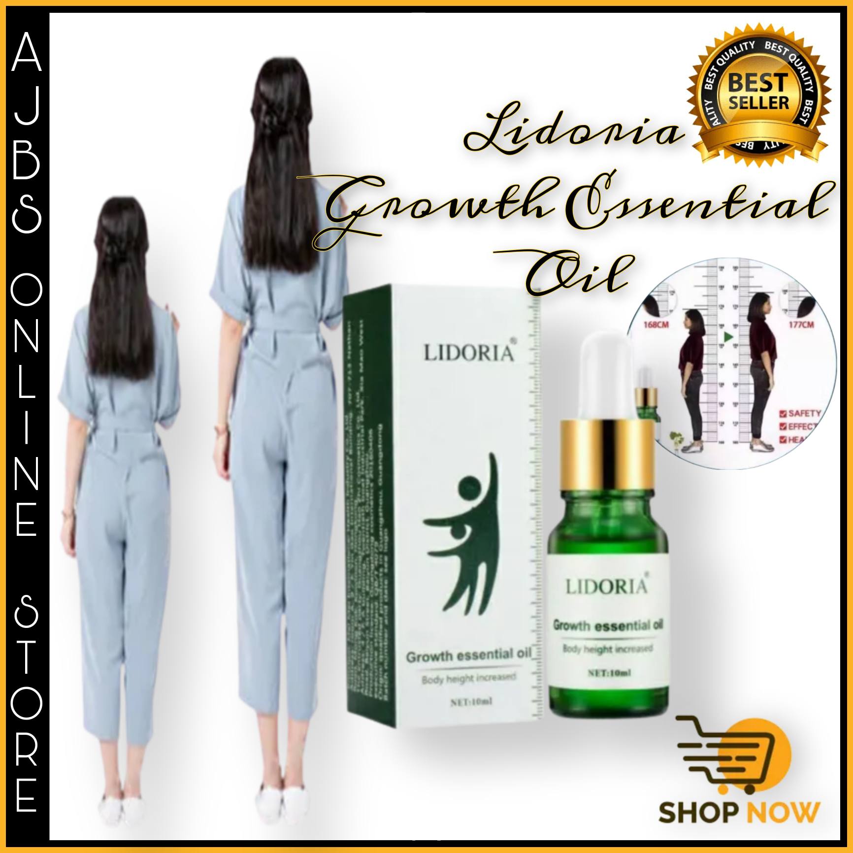 ORIGINAL LIDORIA Height Growth Essential Oil Height Increasing Essence