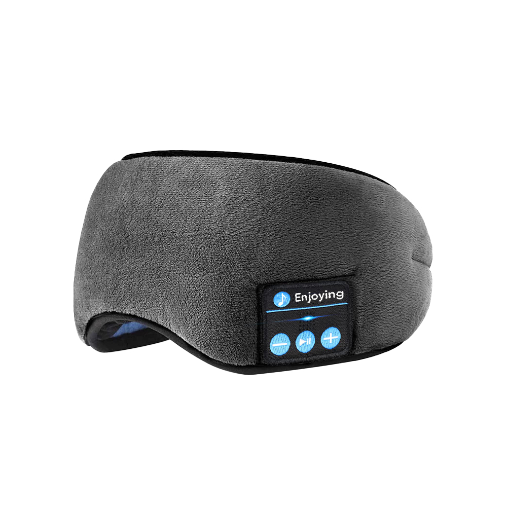 Yunos Bluetooth Eye Mask for Sleep Wireless Headphones Cotton Sleeping