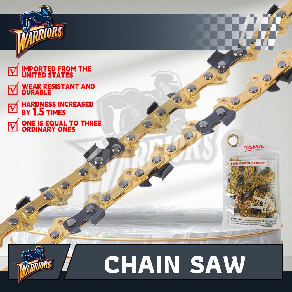 New Chainsaw Chain Import from America harder Gold And Sliver Chains