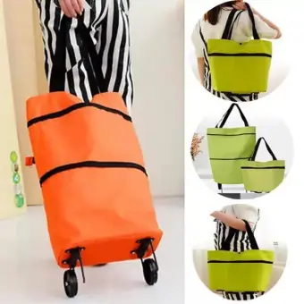 camping bag with wheels