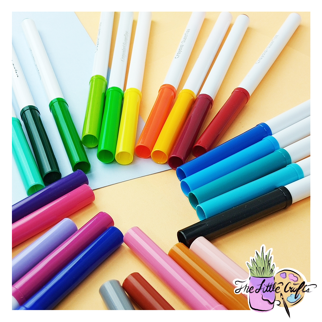 50 CRAYOLA SUPERTIPS WASHABLE MARKER SET Lazada PH