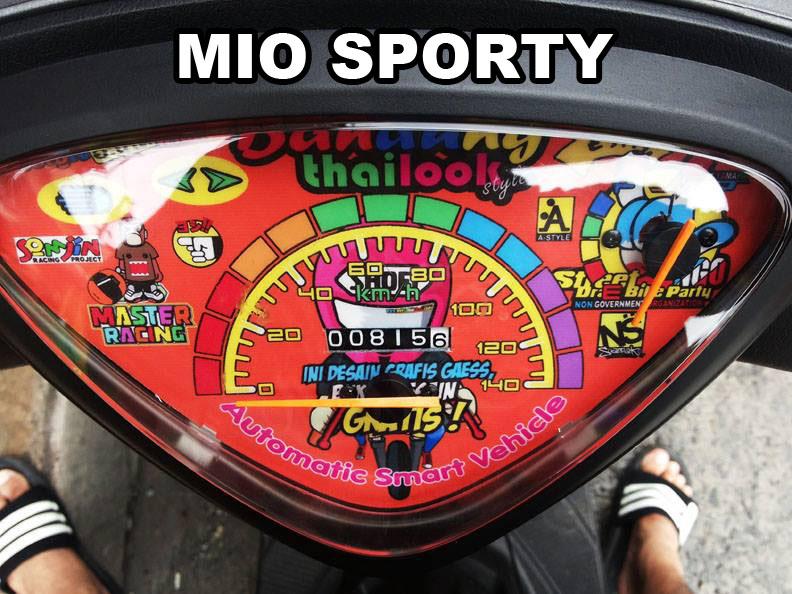 30 Ide Keren Modifikasi Stiker Hello Kitty Honda Mio 