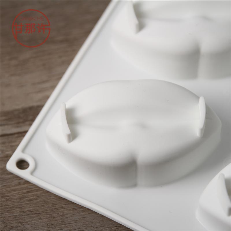 Gan Đó Xu KEREO 6 THẬM CHÍ Môi Hình Bánh Bánh Mousse Bộ Tạo Khuôn Hình Nướng Silicone Bộ Tạo Khuôn Hình