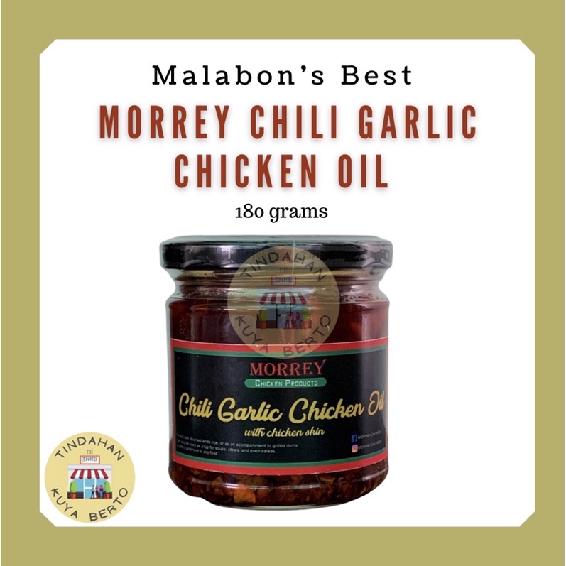 Ninong Ry’s Morrey Chili Garlic Chicken Oil with Chicken Skin 180grams
