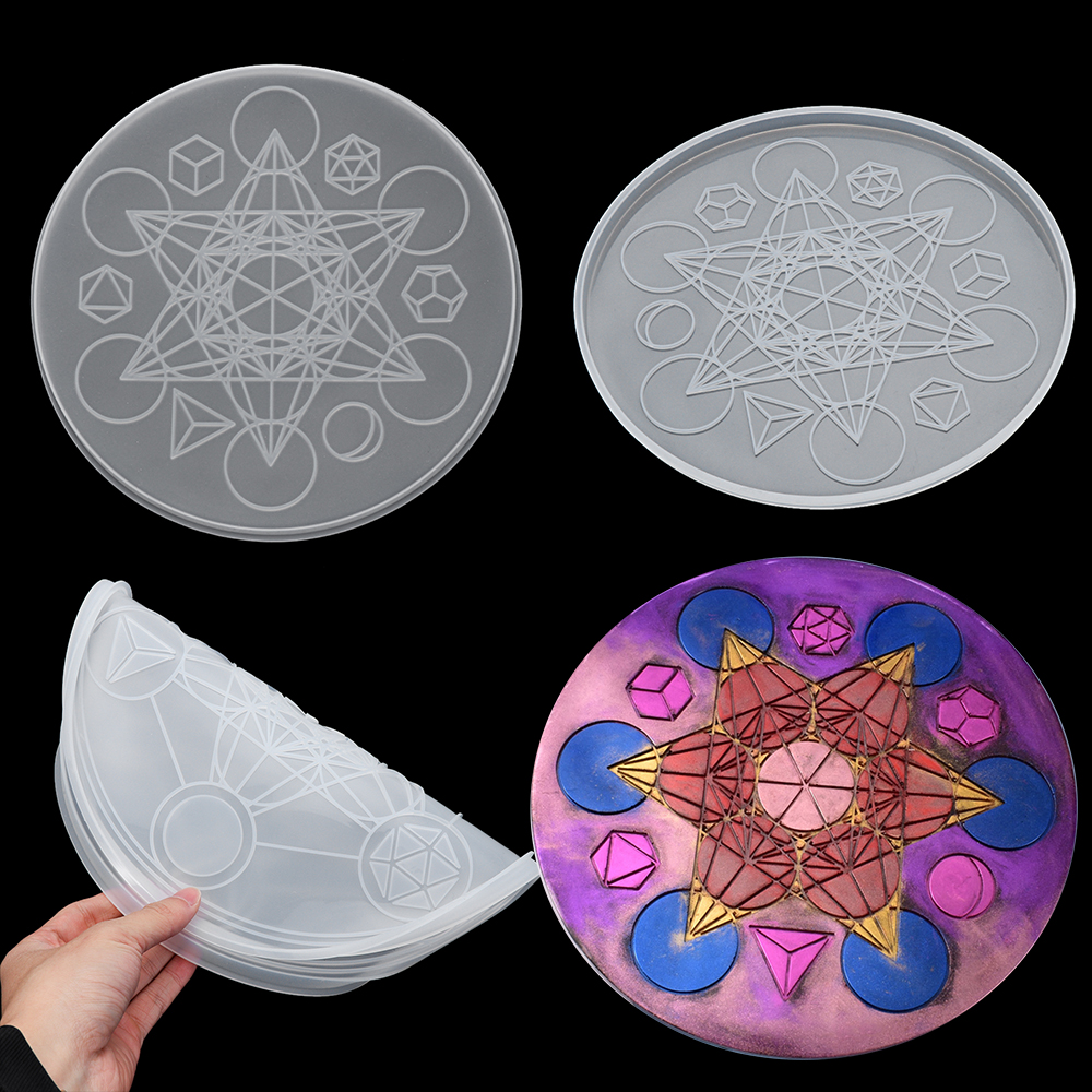 Board Casting Mould Astrology Silicone Mold Sabbats Board Tarot Divination 