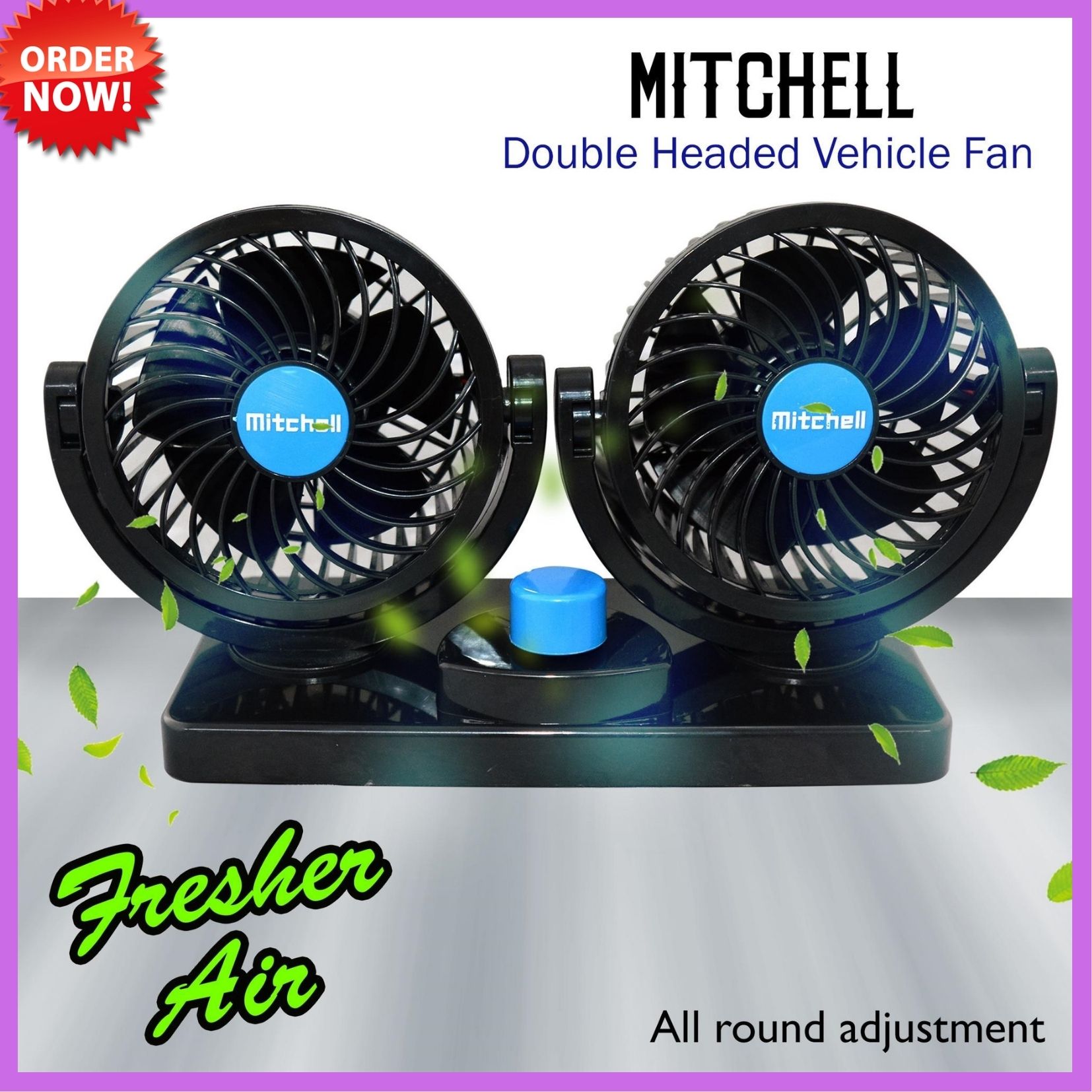 Sale Now ! Mitchell Double headed electric fans for cars Dual
