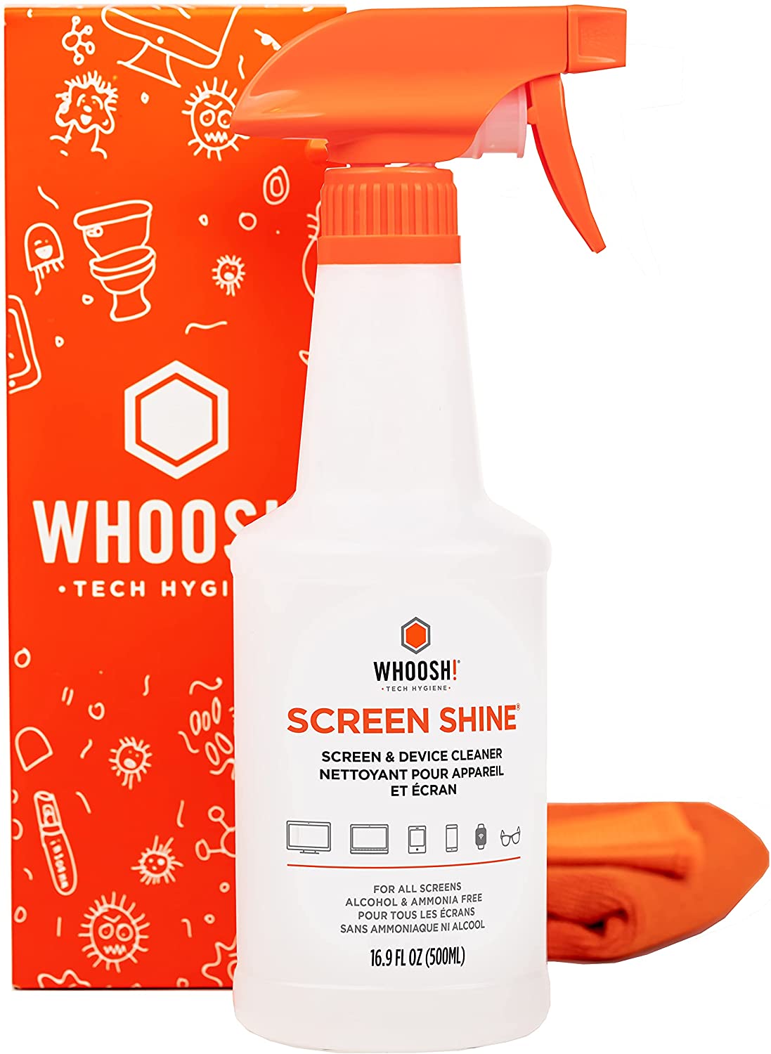 Whoosh Screen Shine Cleaner Duo Pack
