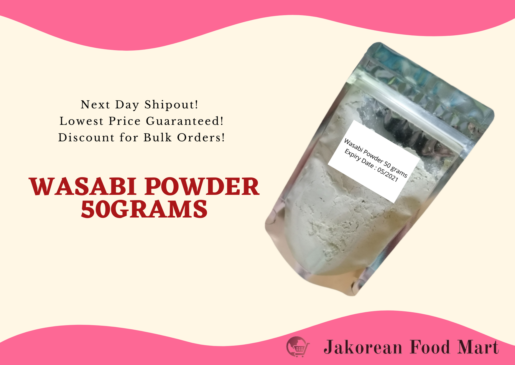 Wasabi Powder 50grams Lazada PH
