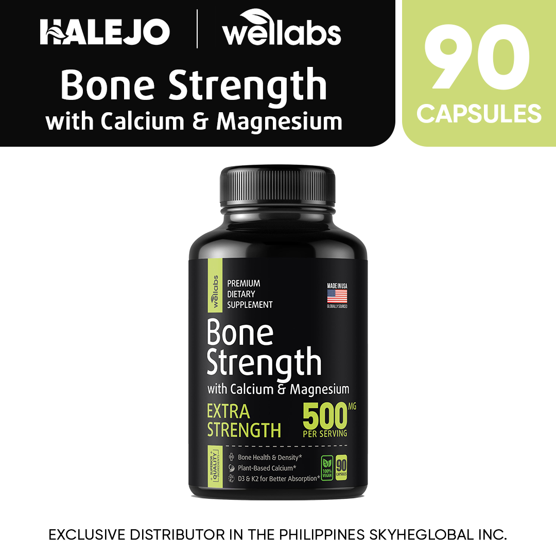 Wellabs Bone Strength with Calcium & Magnesium (Expiry 04/2024