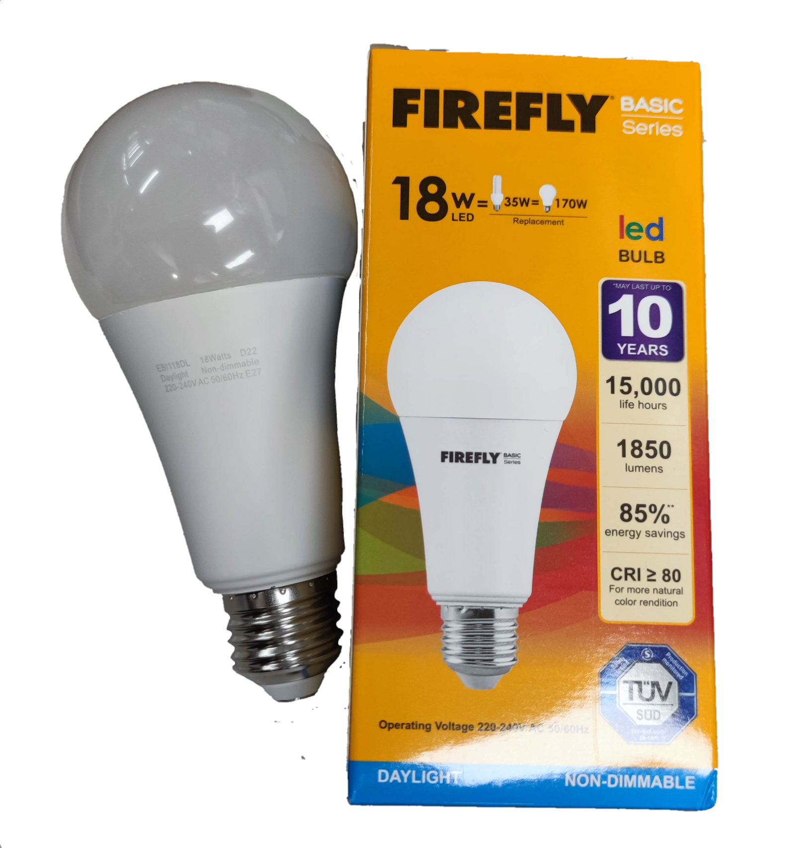 18W LED Bulb E27 220V Daylight ( Firefly) | Lazada PH