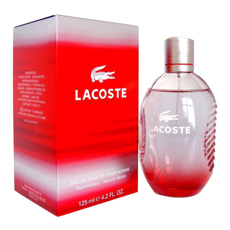 lacoste play in red
