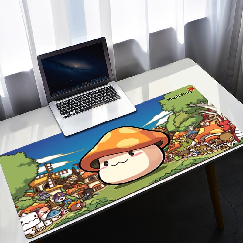 Mouse Pads Maplestory Custom Pad Gamer Kawaii Decor Accessories Mats