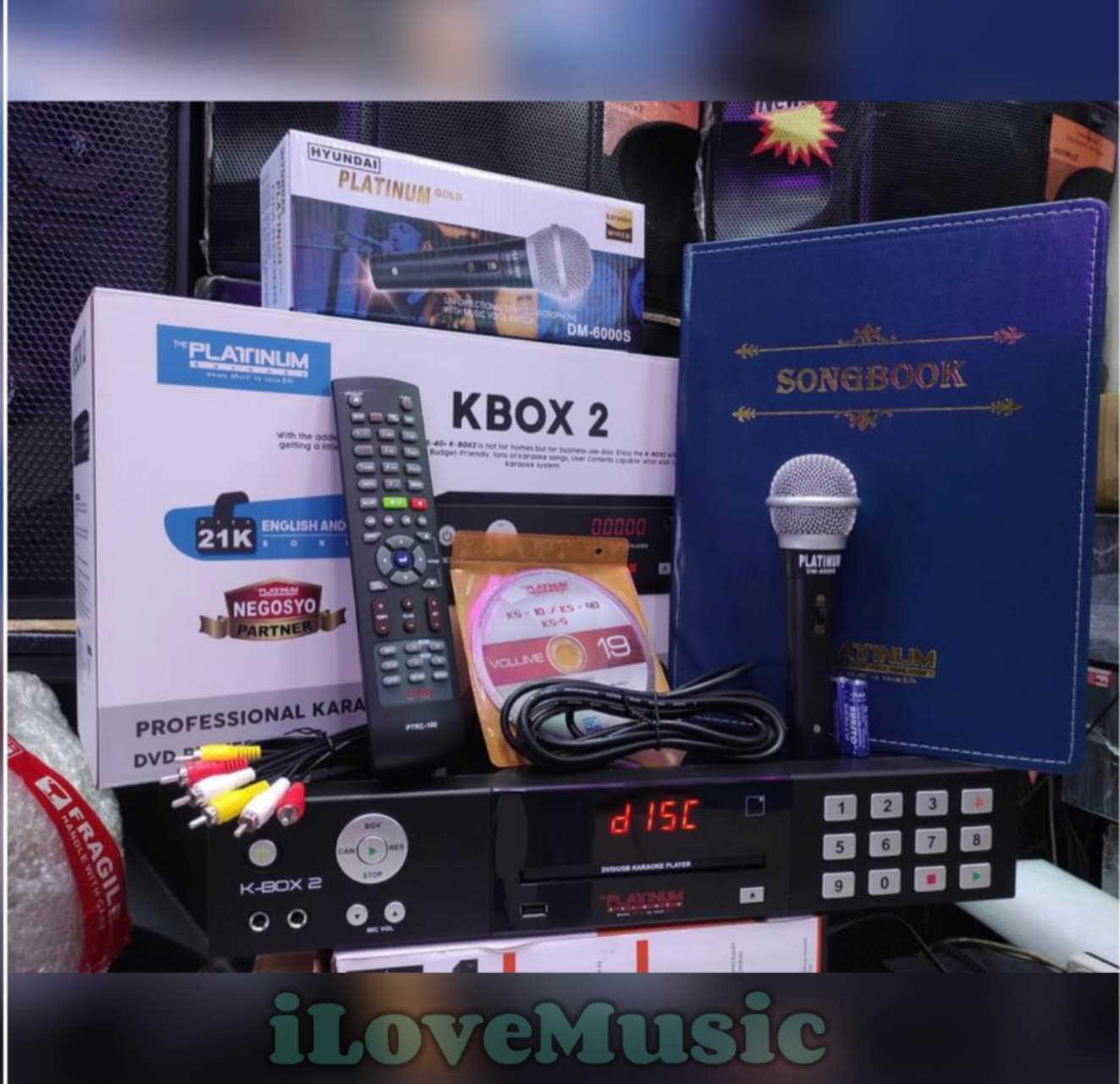 Platinum KBOX 2 KS40 DVD Karaoke Player with 20k Songs latest update