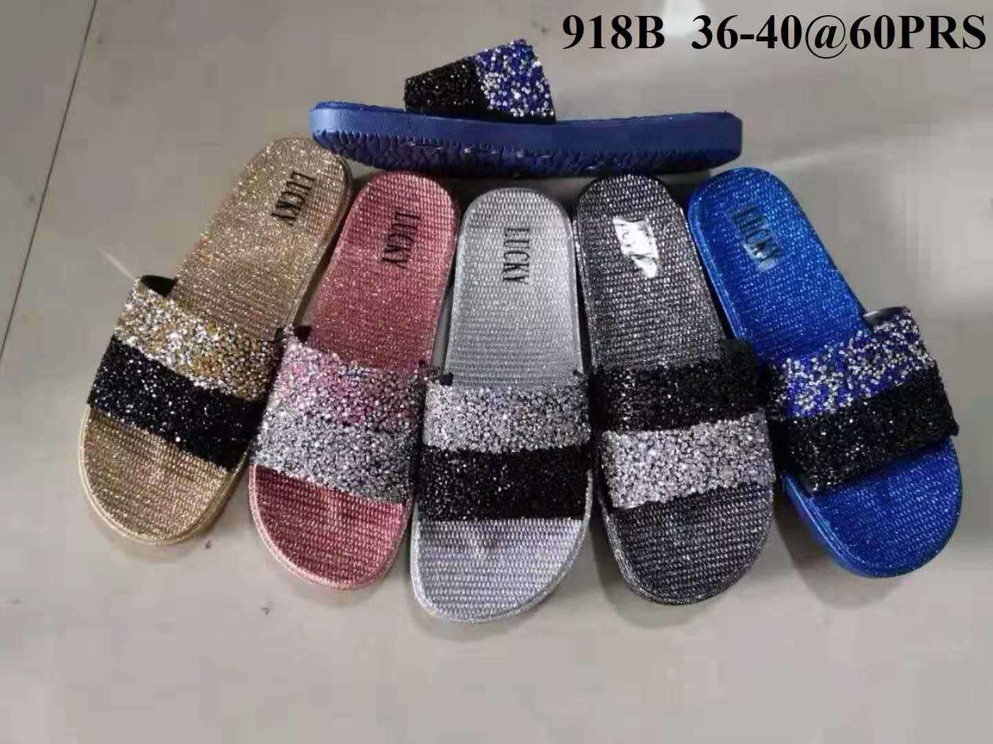 SQ - #918B Glitter house slippers for 