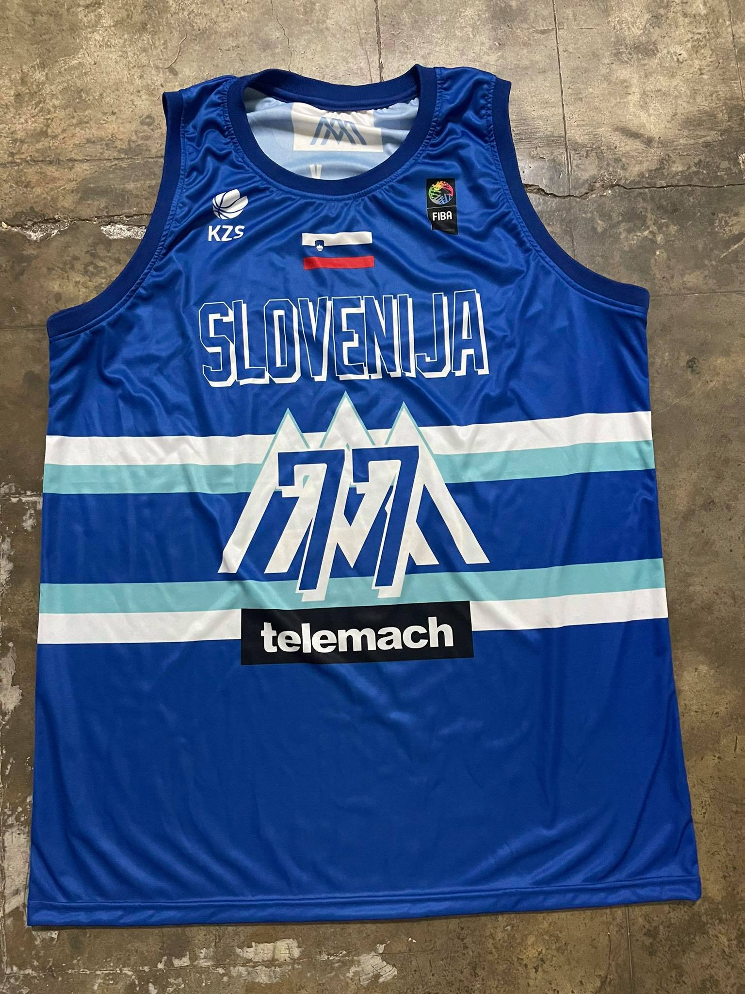 Doncic 77 Slovenia Basketball Jerseys Diamond -  Finland