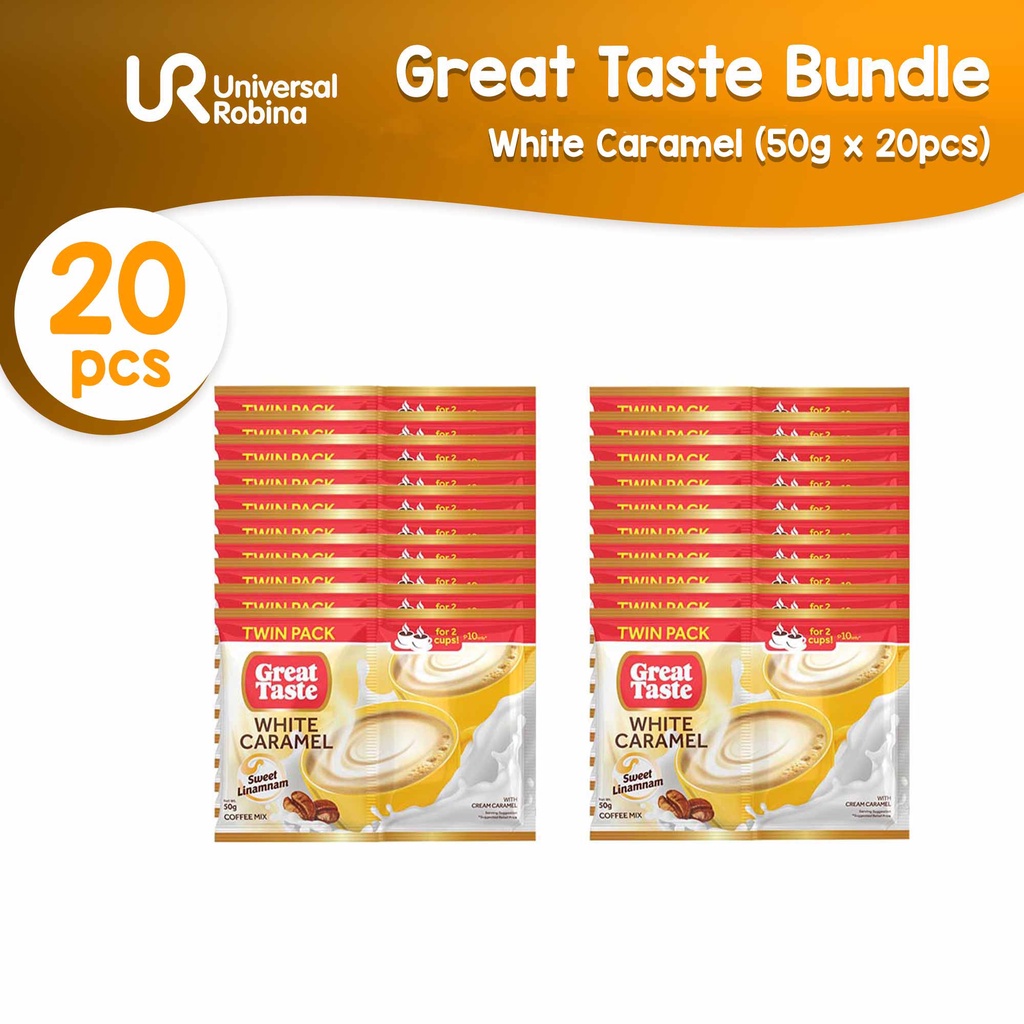 Great Taste White Caramel Twin Pack (10 X 50G) 2 Ties Lazada PH