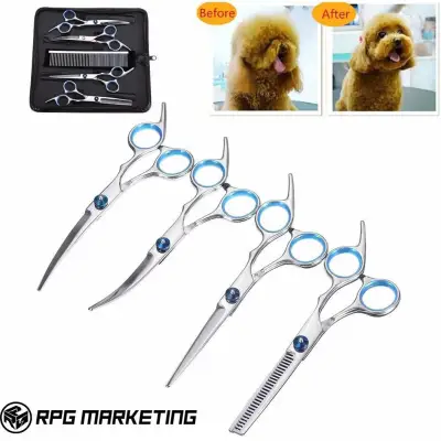 6pcs Set Pet Shearing Scissors scissor