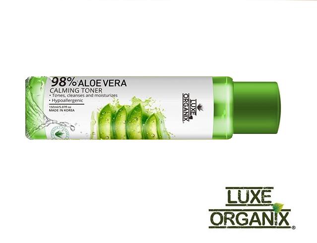 luxe organix aloe vera calming toner benefits
