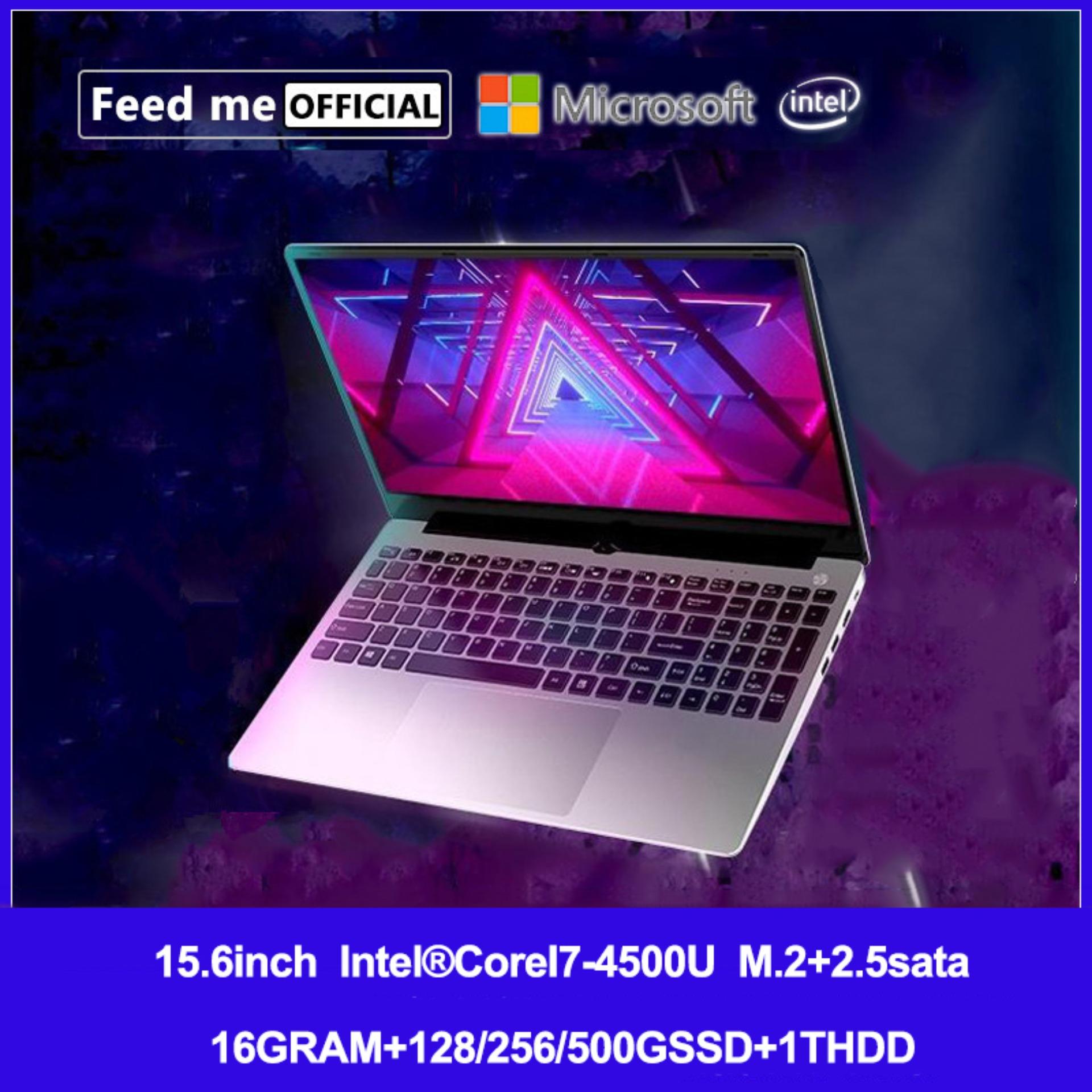 feed me [1 Year Warranty] S3M Metal Shell 15.6 Inch Full-HD Screen Gaming Laptop I7-4500U Up to 3.0GHz 8G/16G RAM 128G/256G SSD & 512G/1T HDD Laptop For Game and Office Work