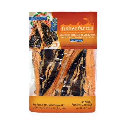 Fisher Farms Smoked Pure Bangus Belly 100g