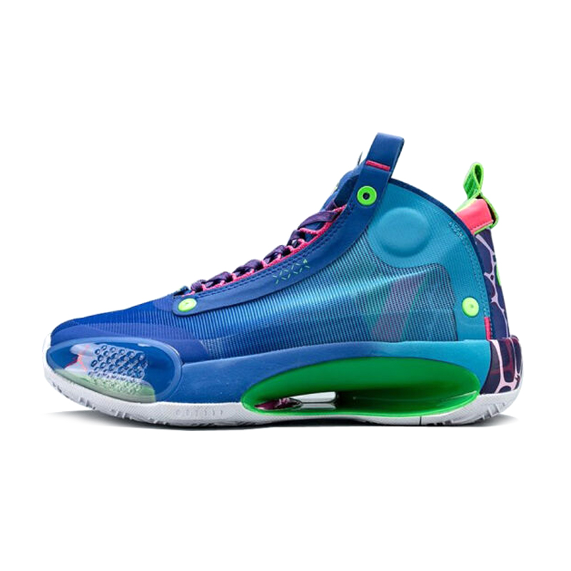 Jordan 34 Blue Purple White Boy's 