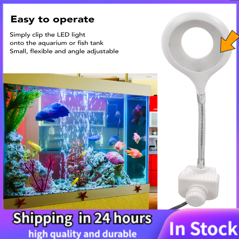 【Big Promotion】Aquarium Light For 37L Fish Tank Clip On Full Spectrum