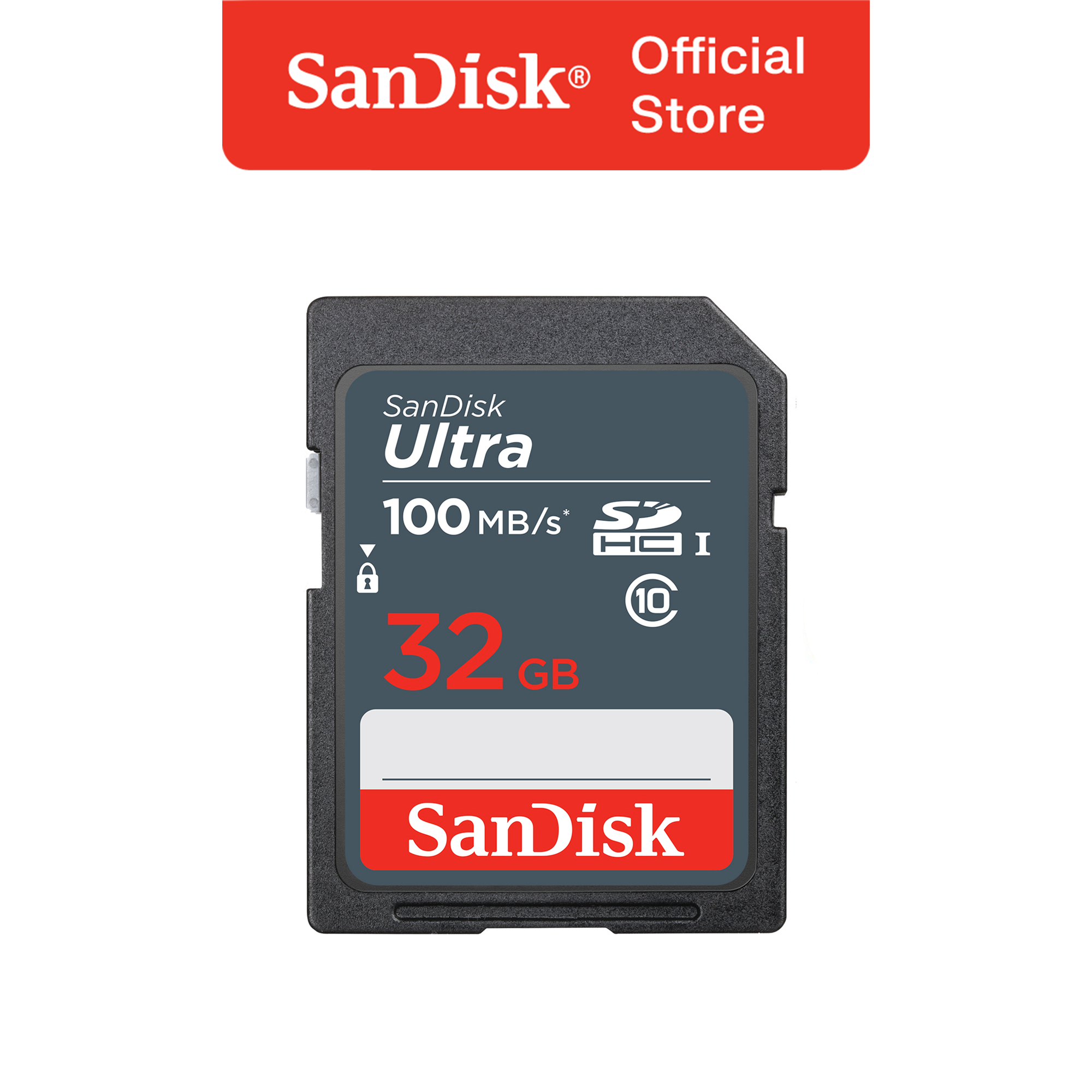 SanDisk Ultra SD card 32GB (SDSDUNR) Class 10 Uhs-1 Sdhc 10