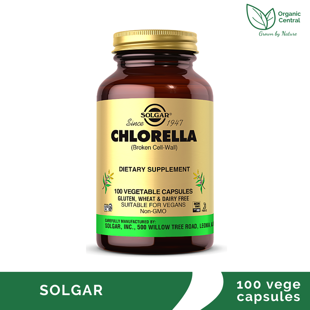 Solgar Chlorella 520mg 100 Vegetable Capsules | Lazada PH