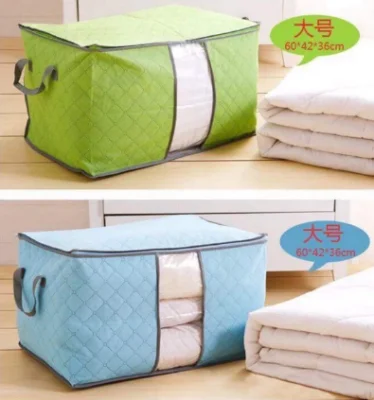 Bamboo Charcoal Quilt Storage Case Bedding Organizer Bag
