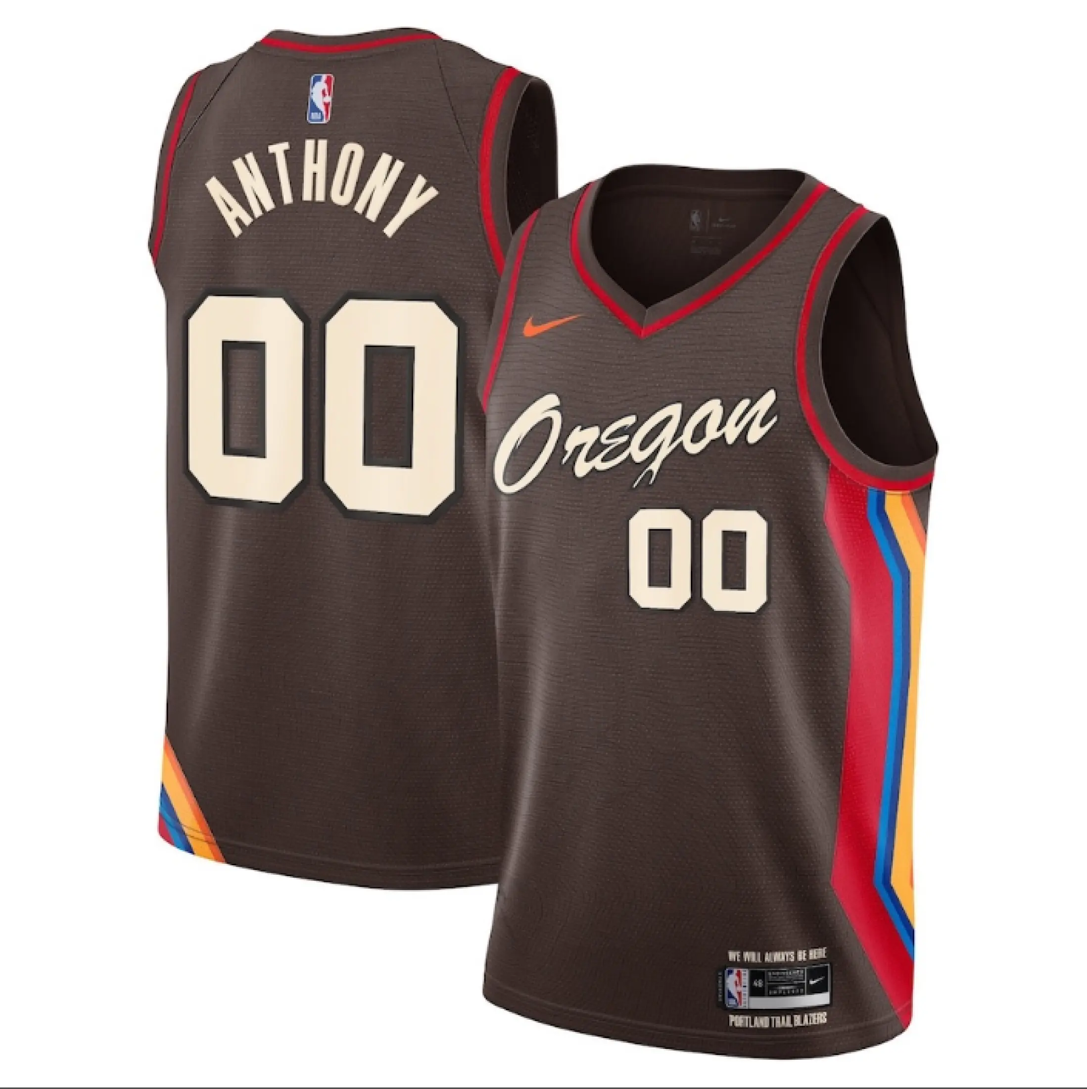 blazers retro jersey