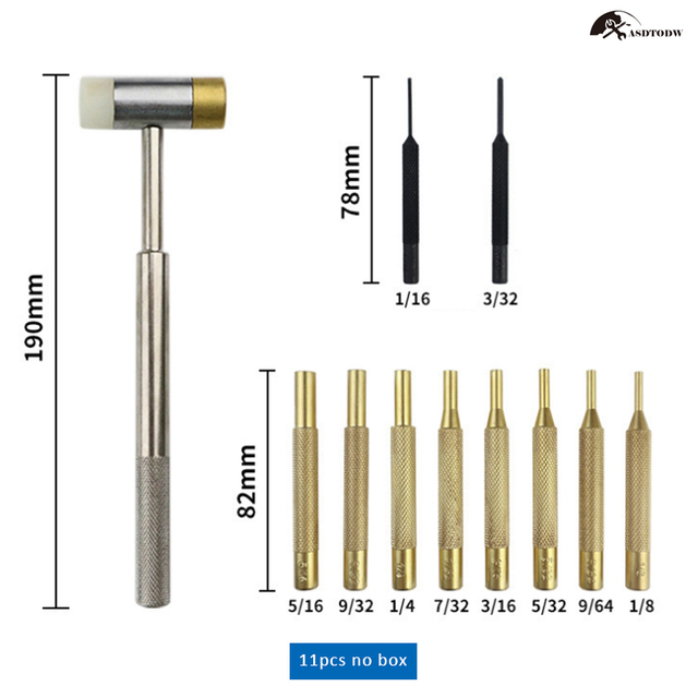 Gunsmithing Punch Tools Made of Solid Material Including Steel Punch