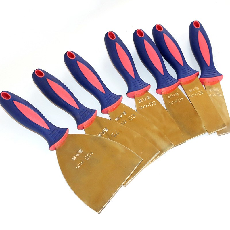 Vaidu mud knife with handle metal shovel putty knife copper putty knife