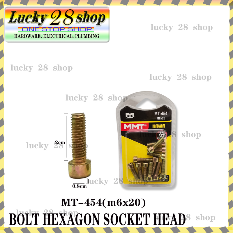 MMT BOLT HEXAGON SOCKET HEAD (SOLD PER PACK) | Lazada PH