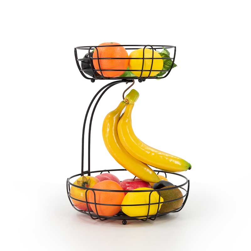BOOB 2Tier Fruit Basket for Dining Table Display Fruits Stand