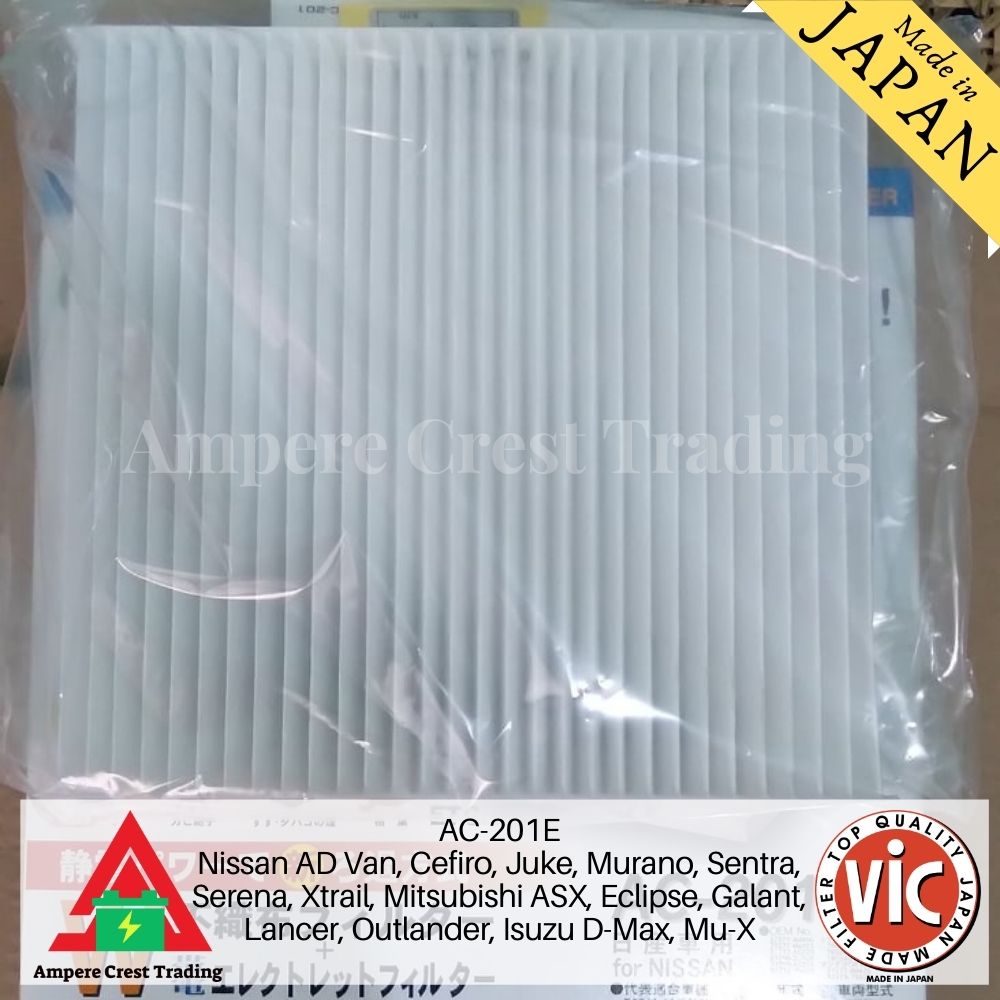 Vic Cabin Aircon Filter AC201E for Mitsubishi Strada 1520 / Montero