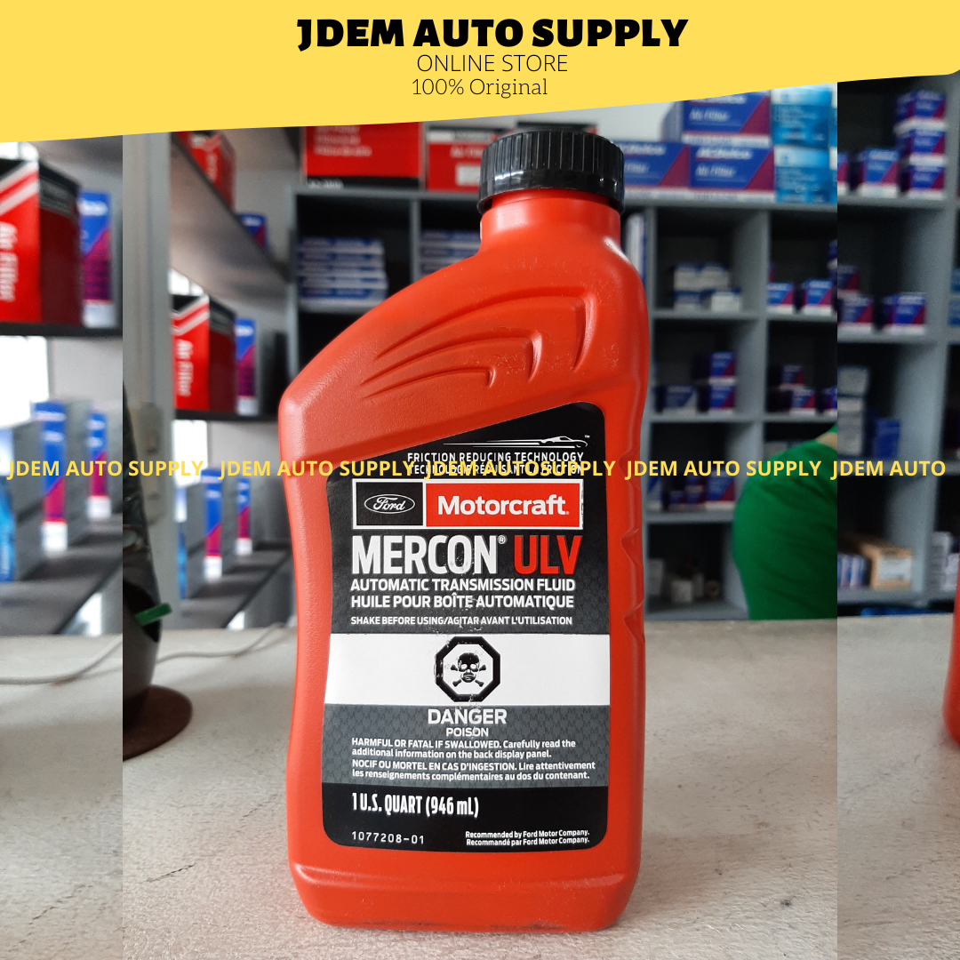 Motorcraft Mercon ULV Automatic Transmission Fluid XT125QULV - Pack Of 4