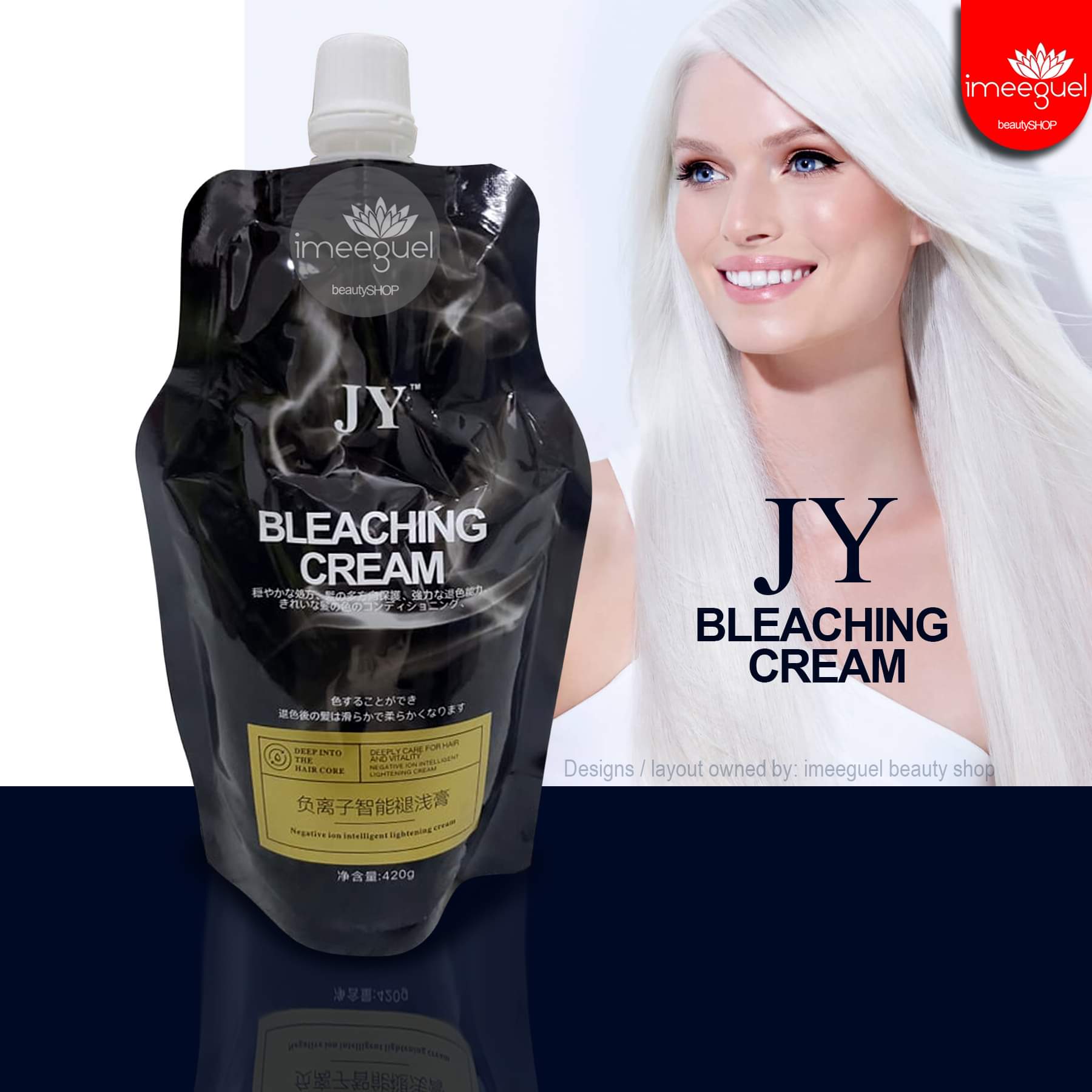 JY Hair Bleaching Cream 420grams Lazada PH