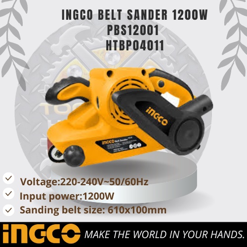 INGCO Belt Sander 1200W PBS12001 Lazada PH