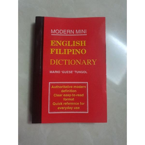 Modern Mini English Filipino Dictionary By Tungol Lazada PH