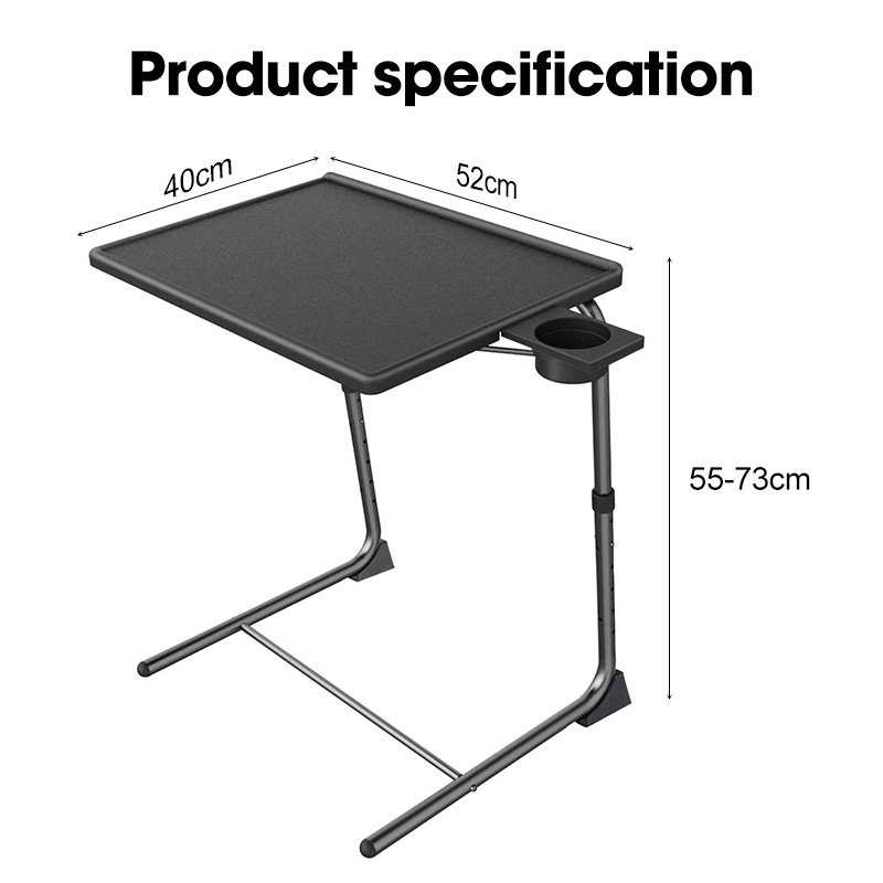 Adjustable Study table Bed Side Table Laptop Tray Table 5240 Lazada PH
