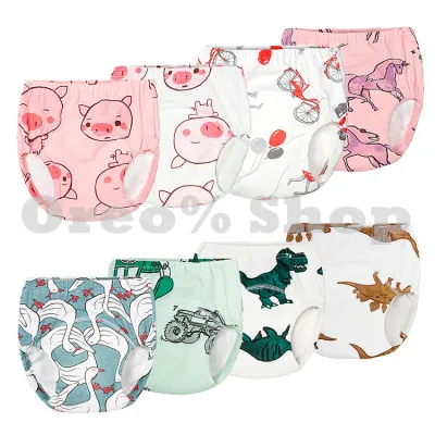 Oreo% Baby Washable Cute Panties Cloth Diaper Cover Cloth Diapers Random Design