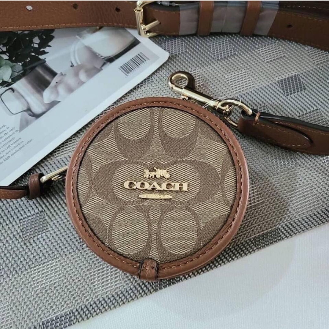 Coach NWT C5675 Pennie Crossbody With Coin Case In Signature