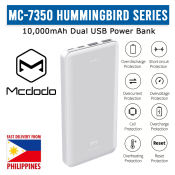 Mcdodo Hummingbird 10000mAh Power Bank with Dual Fast Charging