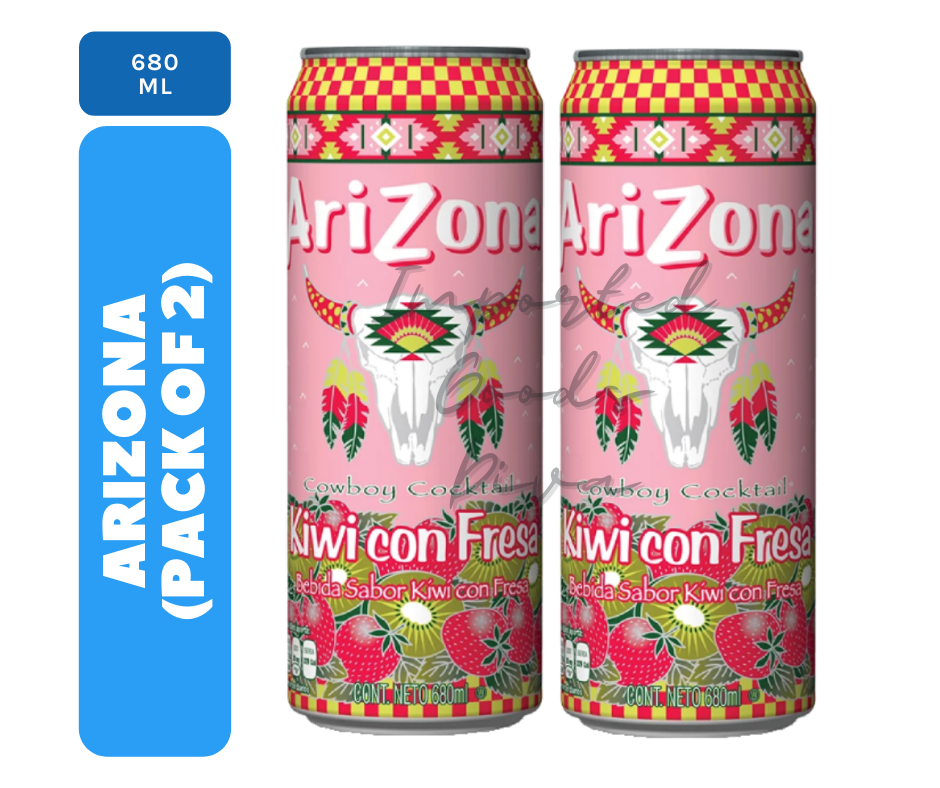 Arizona Kiwi Strawberry Fruit Juice Cocktail, 680ml (Pack of 2) Lazada PH
